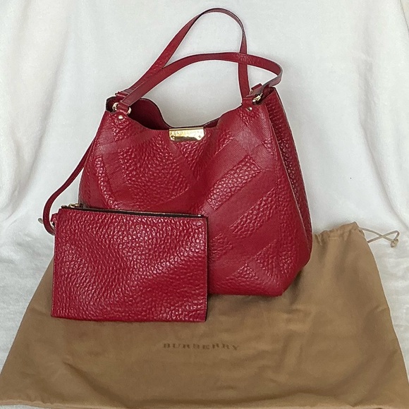Burberry Embossed Check Leather Canterbury bag - Picture 1 of 16